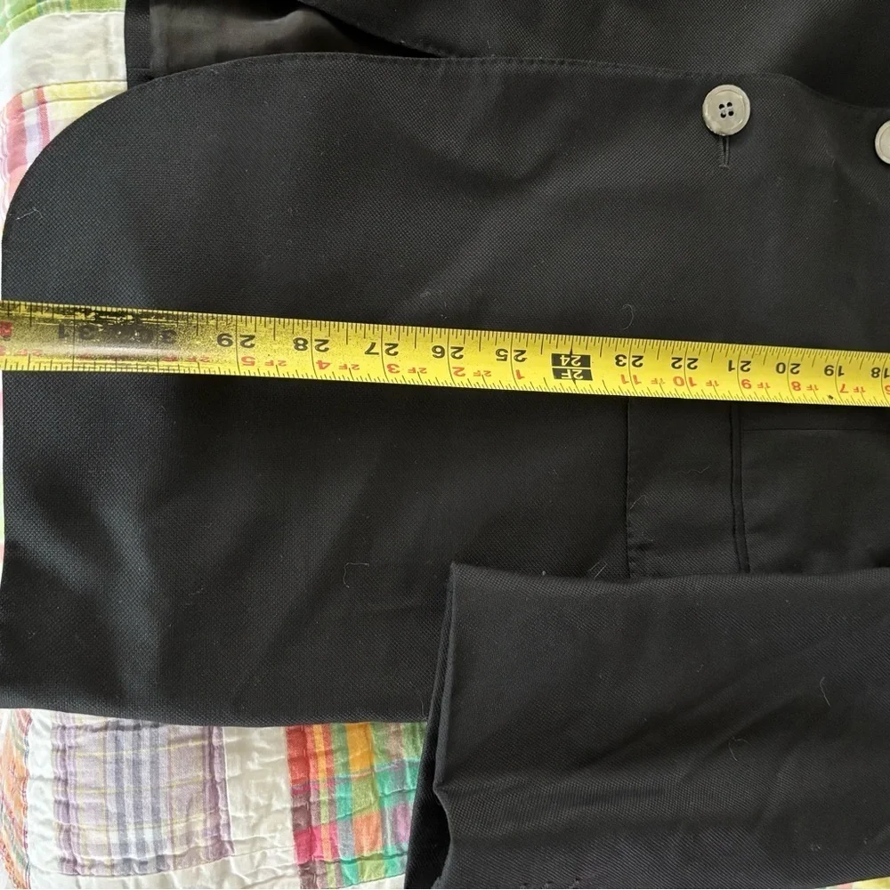 TRUSSINI Linea Nuova Suit jacket SZ 42R black Fully Lined men’s black